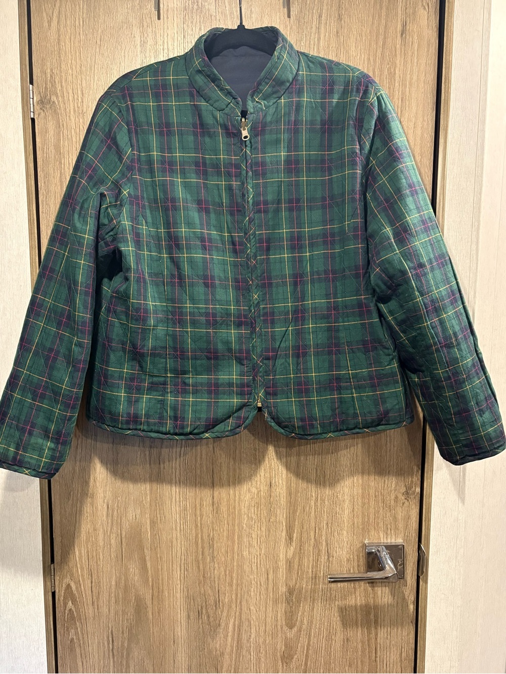 Pendleton Reversible Plaid Quilted Full Zip Barn Jacket